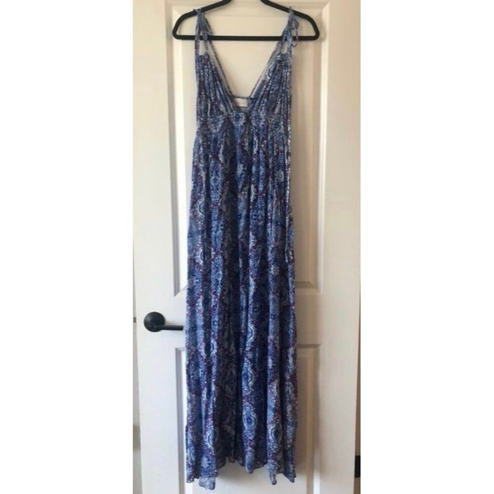 Summer Strappy Maxi Dress Size Lg